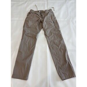 VUORI Men’s ripstop climber hiking pants Men’s 30 Sz Small Drawstring Sand b